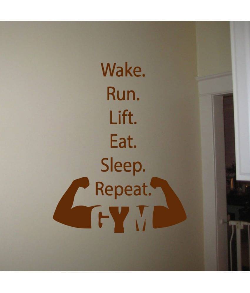 Decor Villa Wake Run Lift PVC Wall Stickers Decor Villa Wake Run Lift PVC Wall Stickers