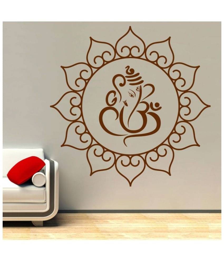 Decor Villa Ganesh ji PVC Wall Stickers Decor Villa Ganesh ji PVC Wall Stickers