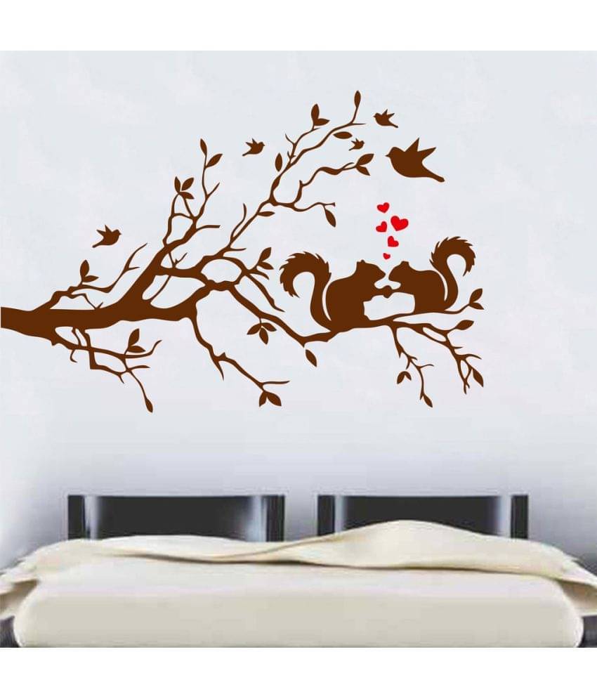     			Decor Villa I Love U Wall PVC Wall Stickers