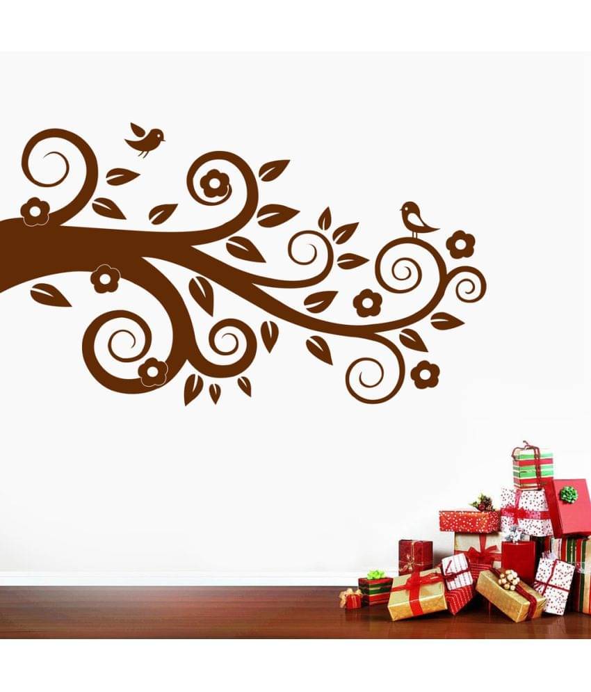 Decor Villa Bird And Branch PVC Wall Stickers Decor Villa Bird And Branch PVC Wall Stickers