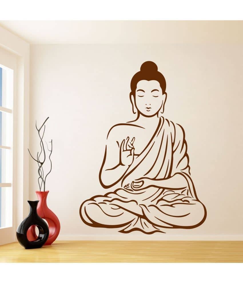 Decor Villa Buddha PVC Wall Stickers