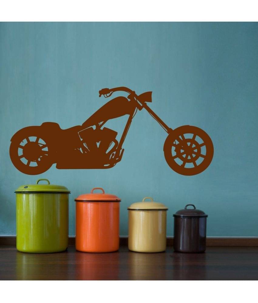     			Decor Villa Chopper PVC Wall Stickers
