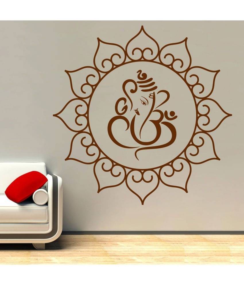     			Decor Villa Ganesh Ji PVC Wall Stickers