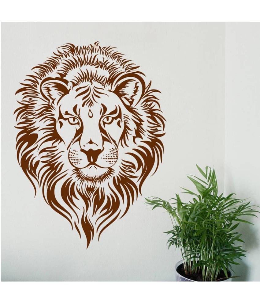 Decor Villa Lion PVC Wall Stickers     			Decor Villa Lion PVC Wall Stickers