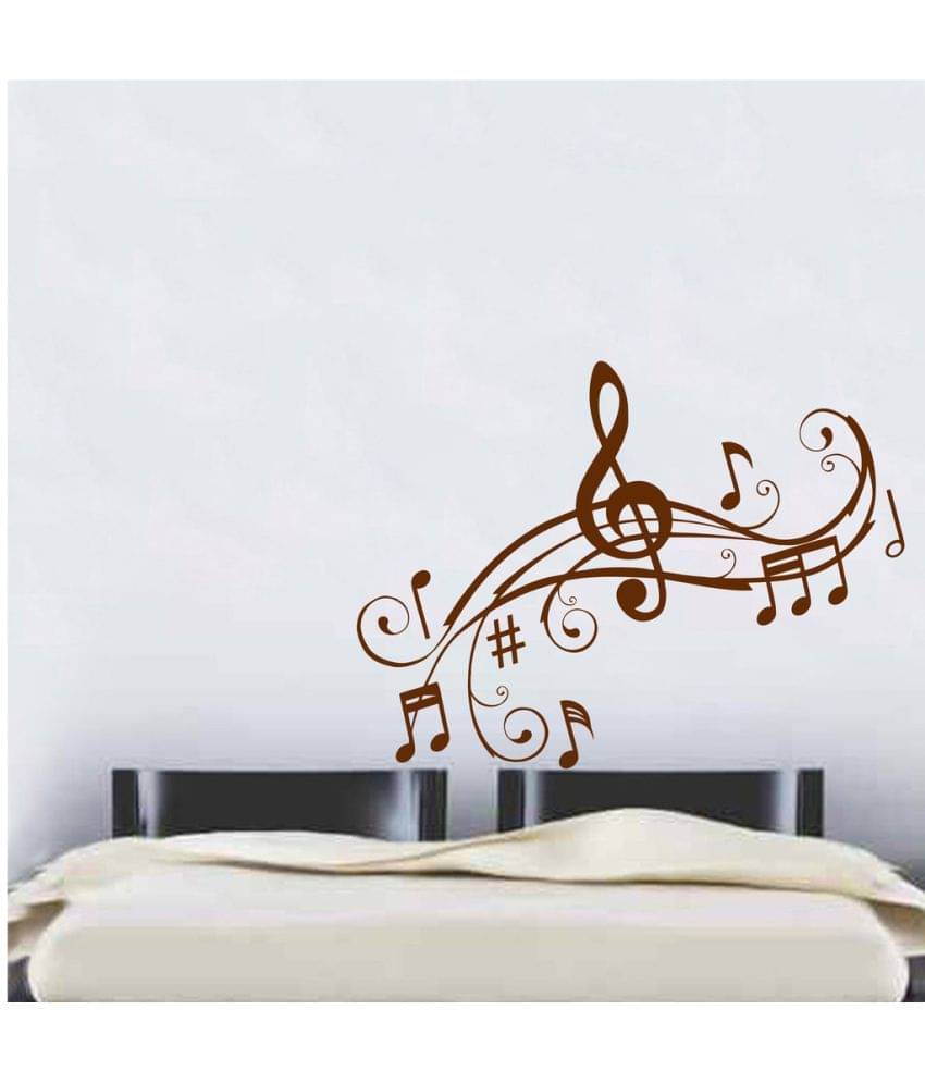     			Decor Villa Ma Music PVC Wall Stickers