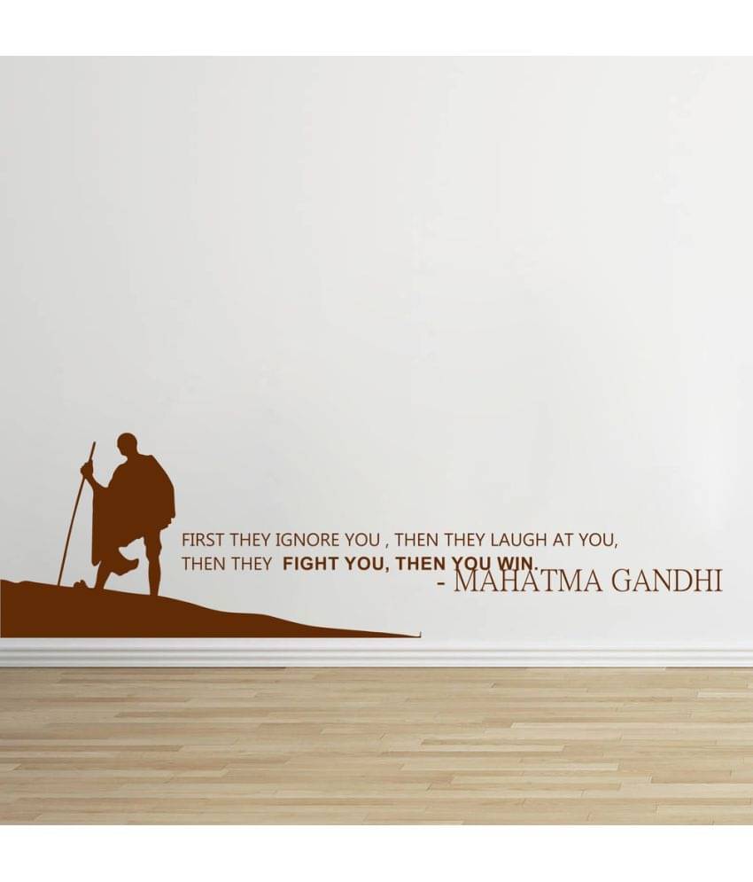 Decor Villa Mahatma Gandhi PVC Wall Stickers Decor Villa Mahatma Gandhi PVC Wall Stickers