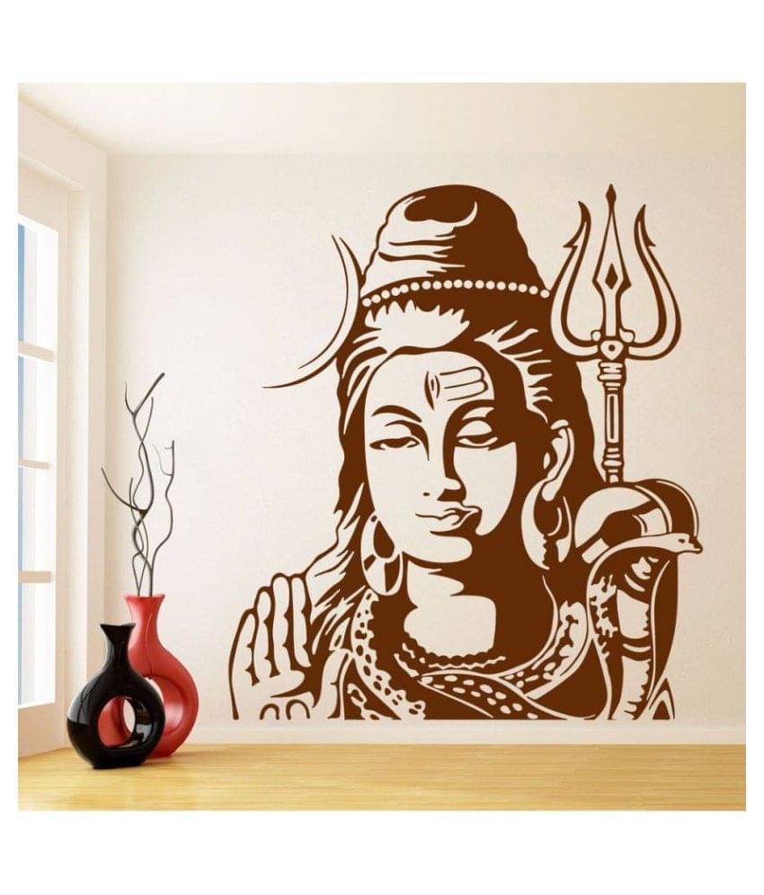 Decor Villa Jai sankar ji PVC Wall Stickers Decor Villa Jai sankar ji PVC Wall Stickers