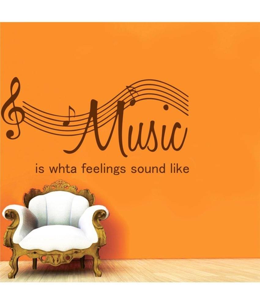     			Decor Villa Music PVC Wall Stickers
