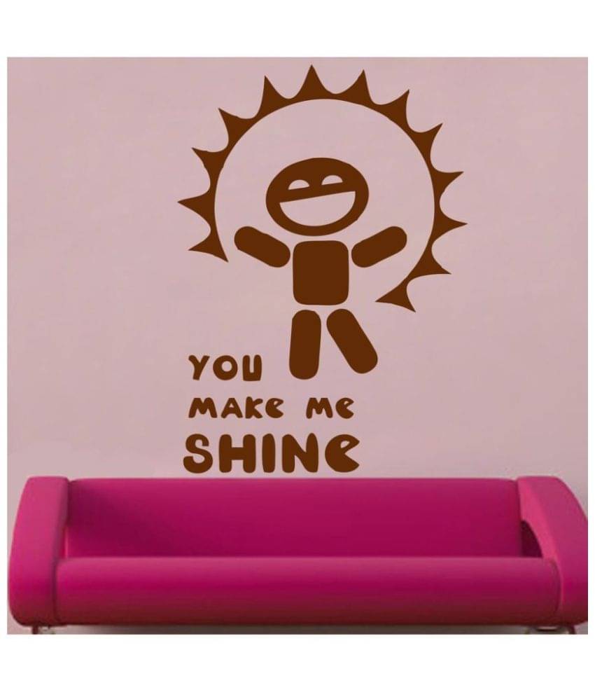     			Decor Villa Quote PVC Wall Stickers