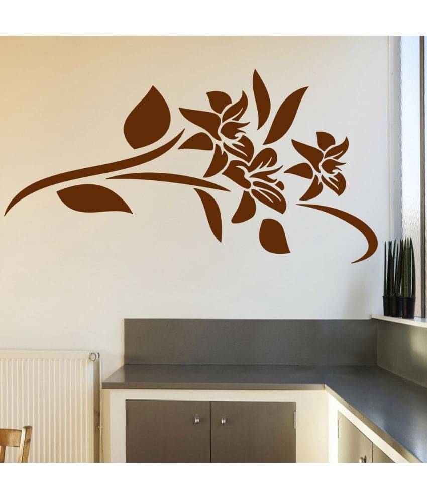 Decor Villa Round Flower PVC Wall Stickers Decor Villa Round Flower PVC Wall Stickers