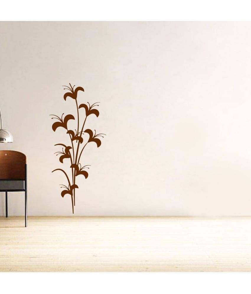     			Decor Villa What A Flower PVC Wall Stickers