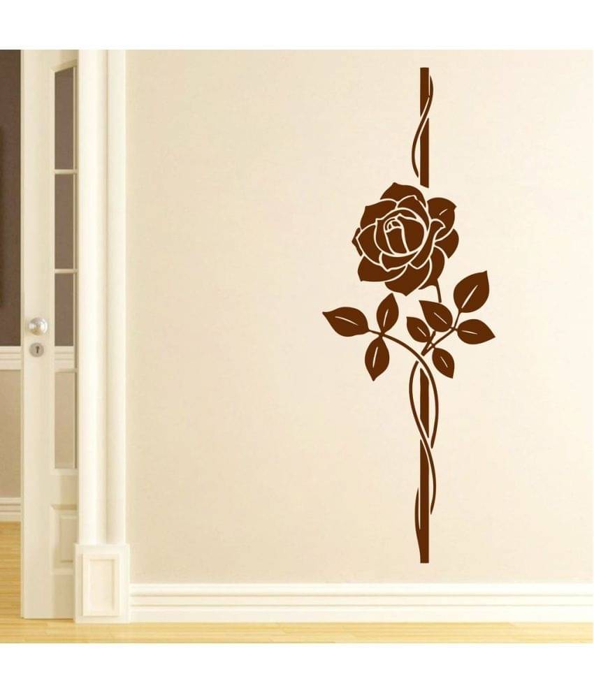 Decor Villa Beauty Rose PVC Wall Stickers Decor Villa Beauty Rose PVC Wall Stickers
