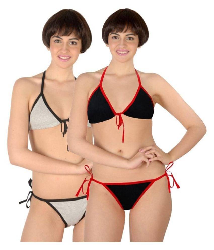     			Selfcare Pack of 2 Cotton Women's Bra & Panty Set ( Multi Color )