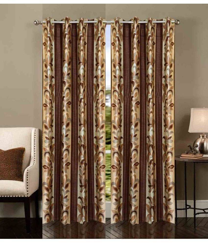 Stella Creations Set of 2 Long Door Eyelet Curtains Stella Creations Set of 2 Long Door Eyelet Curtains
