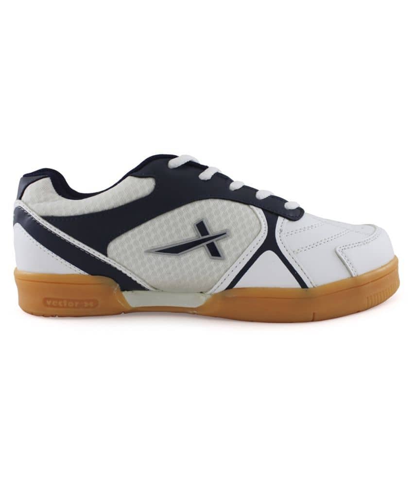 Vector X Warrior (White) Non-Marking White Male - Sports Shoes | Buy online on ZillyBuy