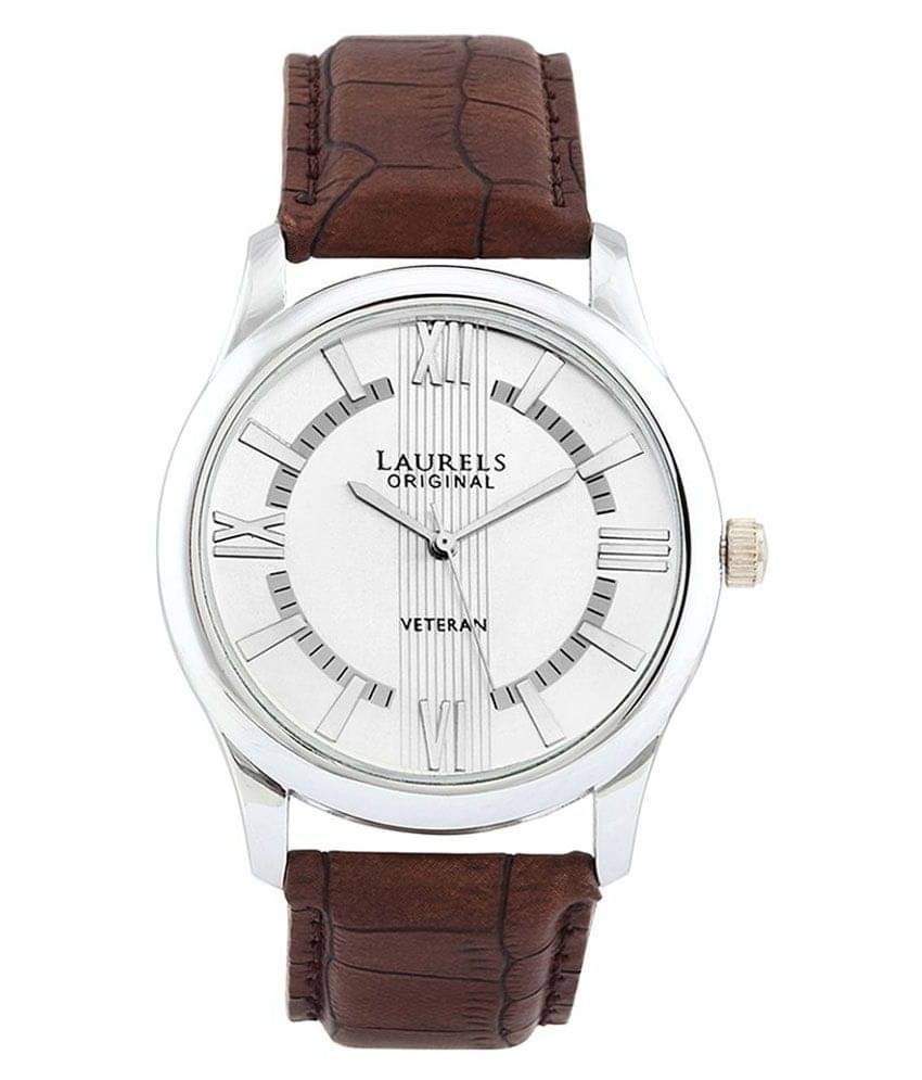Laurels Veteran 2 Analog Silver Dial Men's watch Lo-Vet-201s With Strap Laurels Veteran 2 Analog Silver Dial Men's watch Lo-Vet-201s With Strap