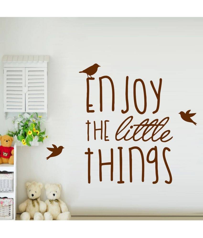 Decor Villa Enjoy The Little Things PVC Wall Stickers Decor Villa Enjoy The Little Things PVC Wall Stickers