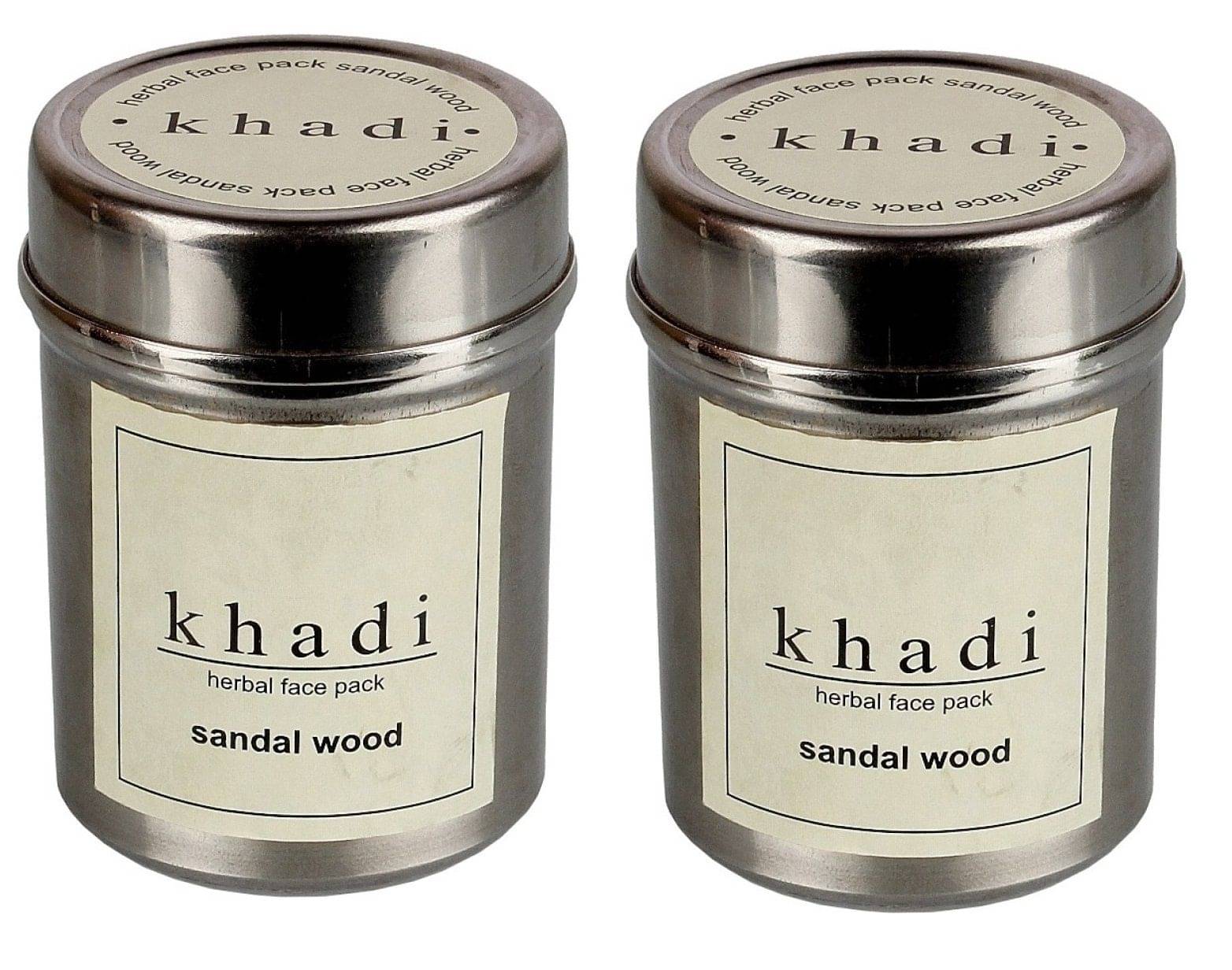     			Khadi herbal sandalwood face pack 100 gm - Pack of 2