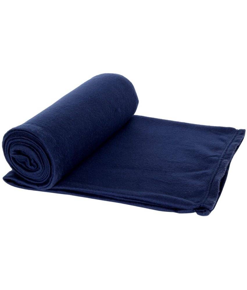     			Aazeem Double Polyester Plain Blanket