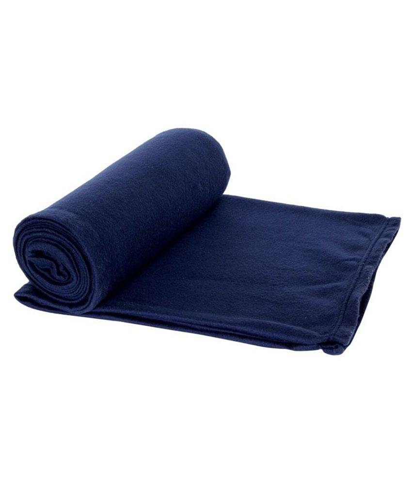     			Aazeem Double Polyester Plain Blanket