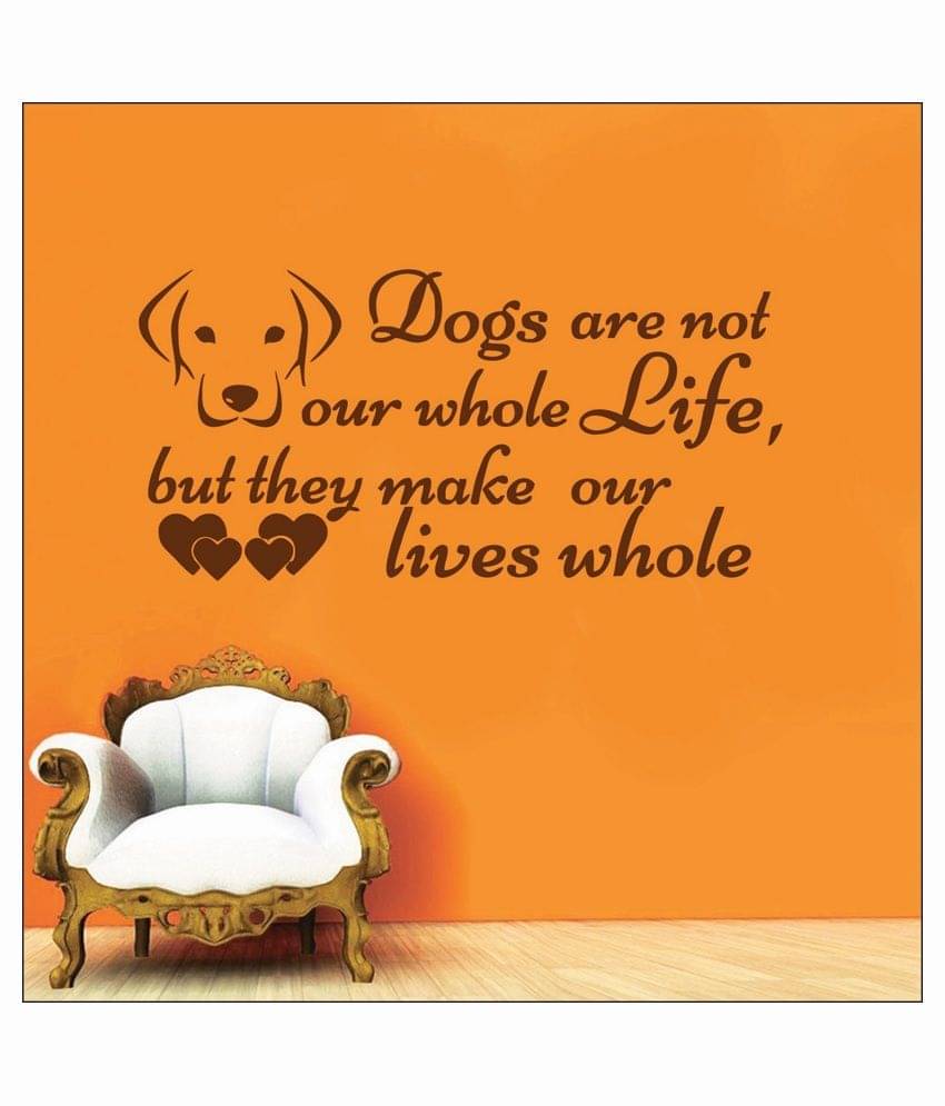 Decor Villa Dogs Are Not PVC Wall Stickers Decor Villa Dogs Are Not PVC Wall Stickers