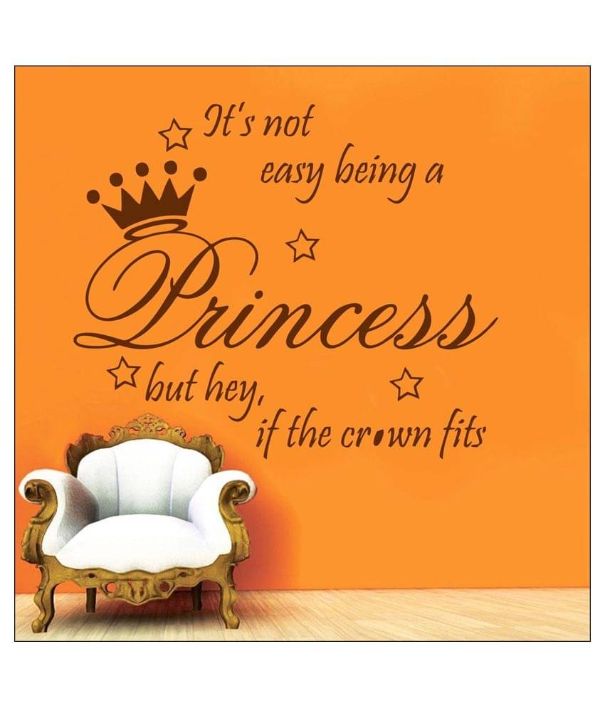     			Decor Villa It's Not Easy PVC Wall Stickers
