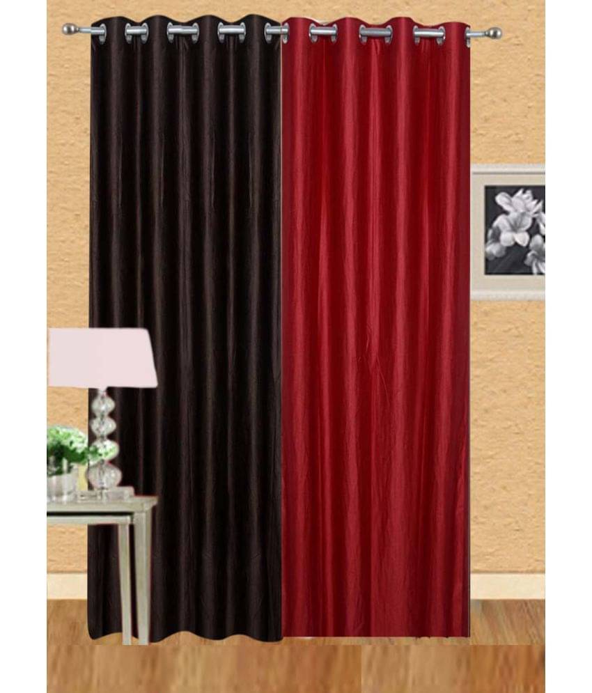 Stella Creations Set of 2 Window Eyelet Curtains Solid Multi Color Stella Creations Set of 2 Window Eyelet Curtains Solid Multi Color