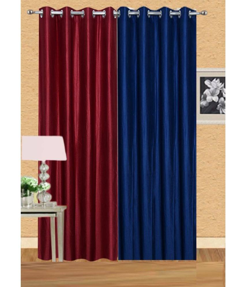 Stella Creations Set of 2 Door Eyelet Curtains Multi Color Stella Creations Set of 2 Door Eyelet Curtains Multi Color