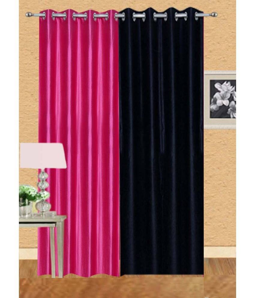 Stella Creations Set of 2 Window Eyelet Curtains Solid Multi Color Stella Creations Set of 2 Window Eyelet Curtains Solid Multi Color