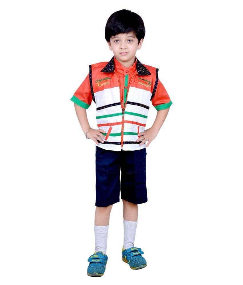     			Arshia Fashions Baby Boys Cotton Tops & Bottoms Sets ( Multi )