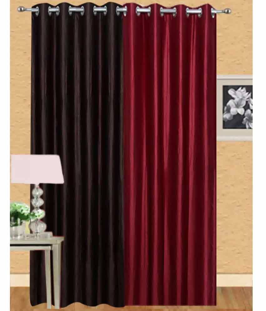 Stella Creations Set of 2 Window Eyelet Curtains Solid Multi Color Stella Creations Set of 2 Window Eyelet Curtains Solid Multi Color