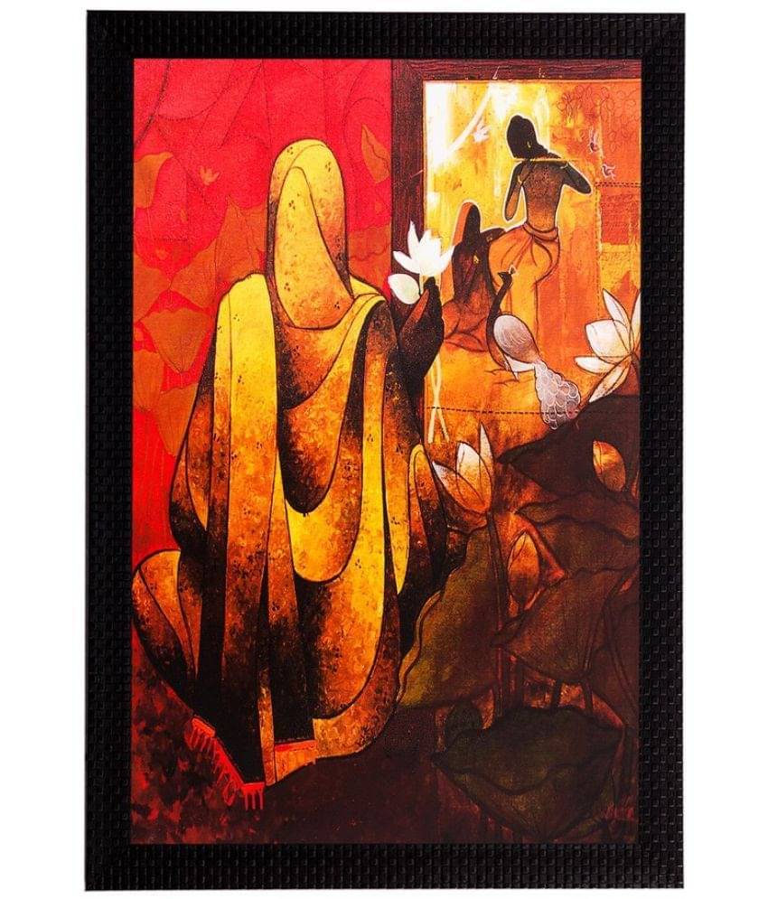 eCraftIndia Multicoloured Still Life View Matt Textured Framed Artwork eCraftIndia Multicoloured Still Life View Matt Textured Framed Artwork