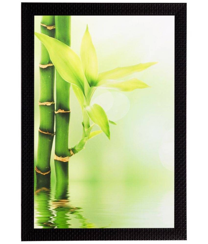     			eCraftIndia Multicoloured Stem And Leaves Wall Art