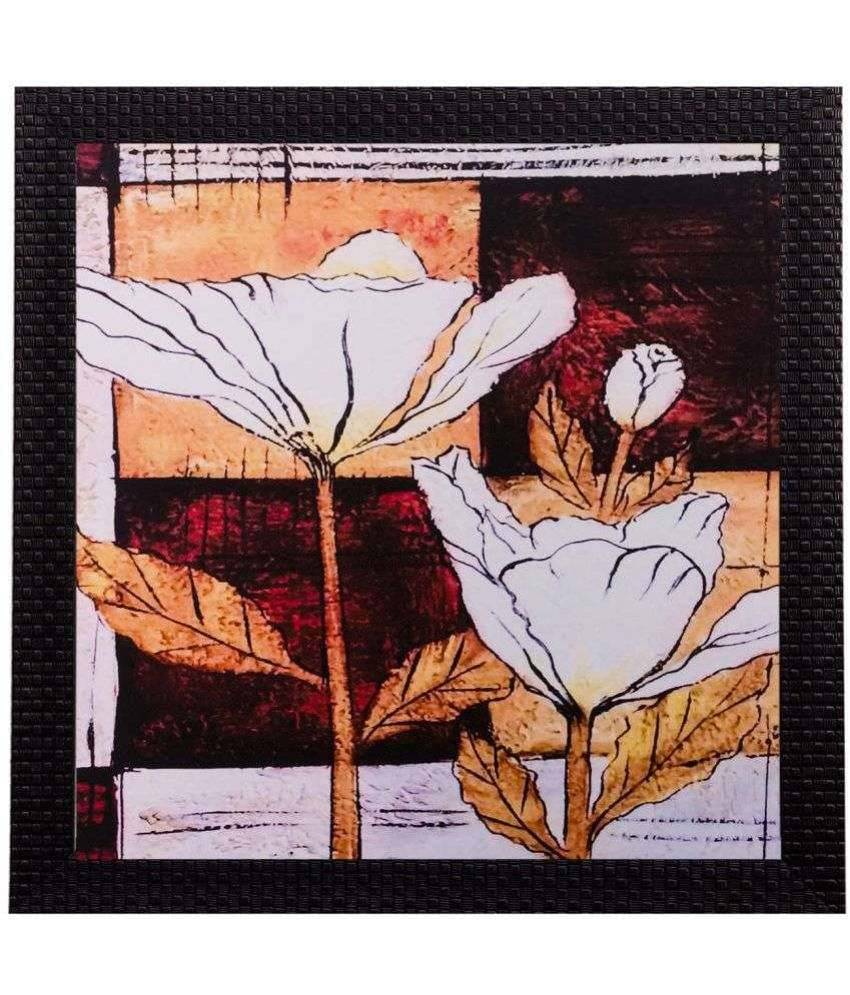 eCraftIndia Multicoloured Floral Matt Textured UV Framed Wall Art eCraftIndia Multicoloured Floral Matt Textured UV Framed Wall Art