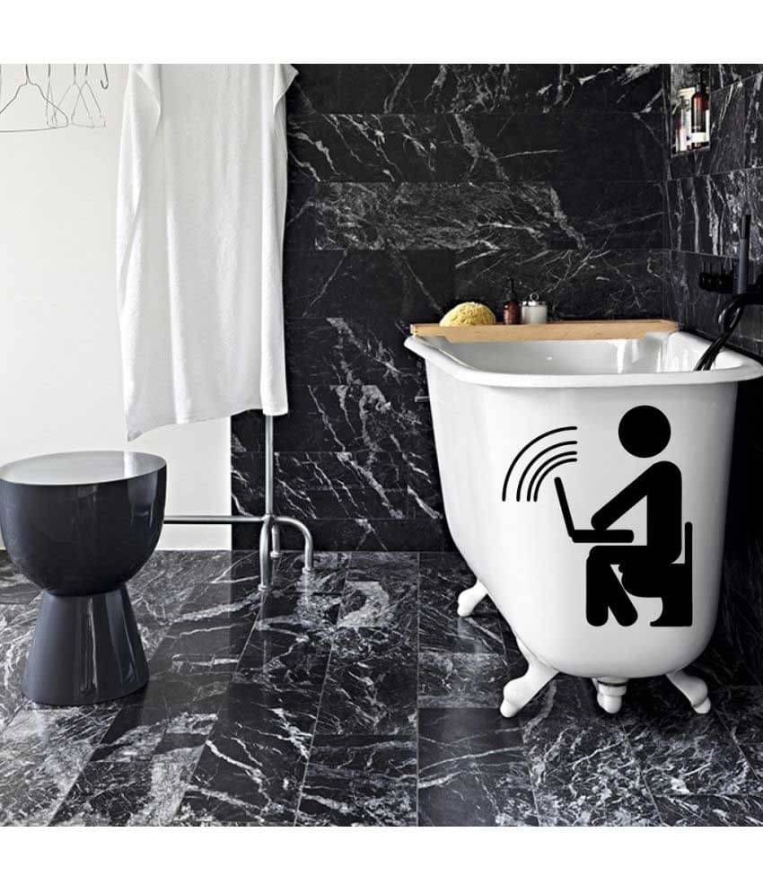 Decor Villa Man Using Wifi Vinyl Wall Stickers Decor Villa Man Using Wifi Vinyl Wall Stickers