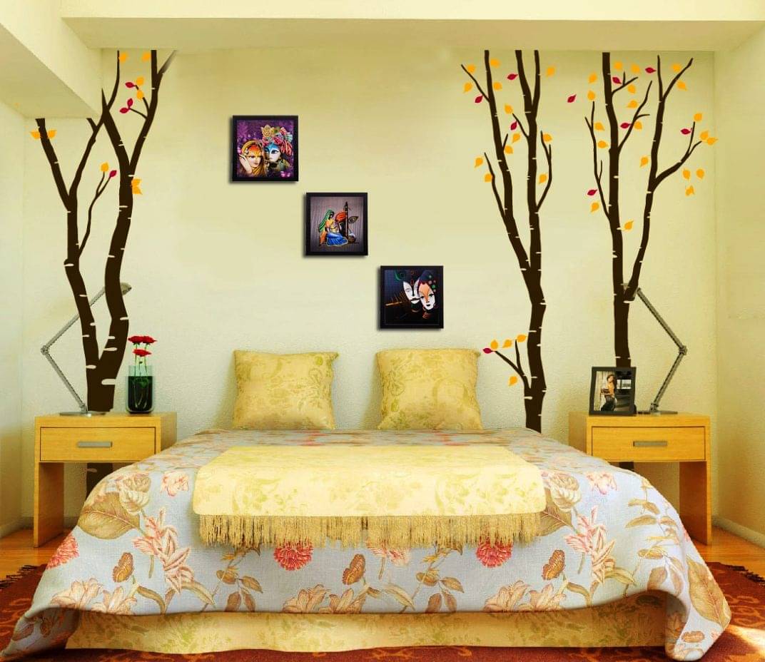     			eCraftIndia Wood Art Prints With Frame 3 Combination