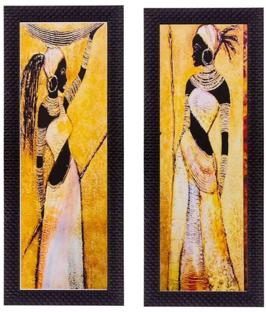     			eCraftIndia Wood Art Prints With Frame 2 combination