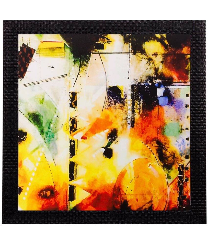     			eCraftIndia Multicoloured Abstract UV Wall Art