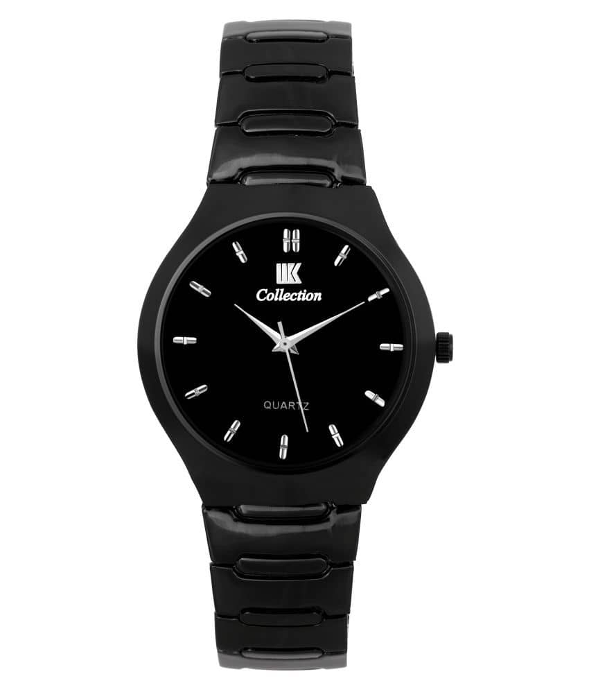 IIK Collection Black Analog Watch