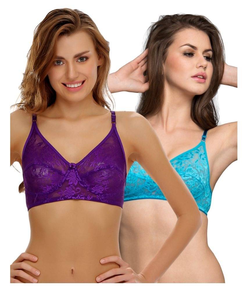 Clovia Multi Color Nylon T-Shirt/ Seamless Bra Clovia Multi Color Nylon T-Shirt/ Seamless Bra