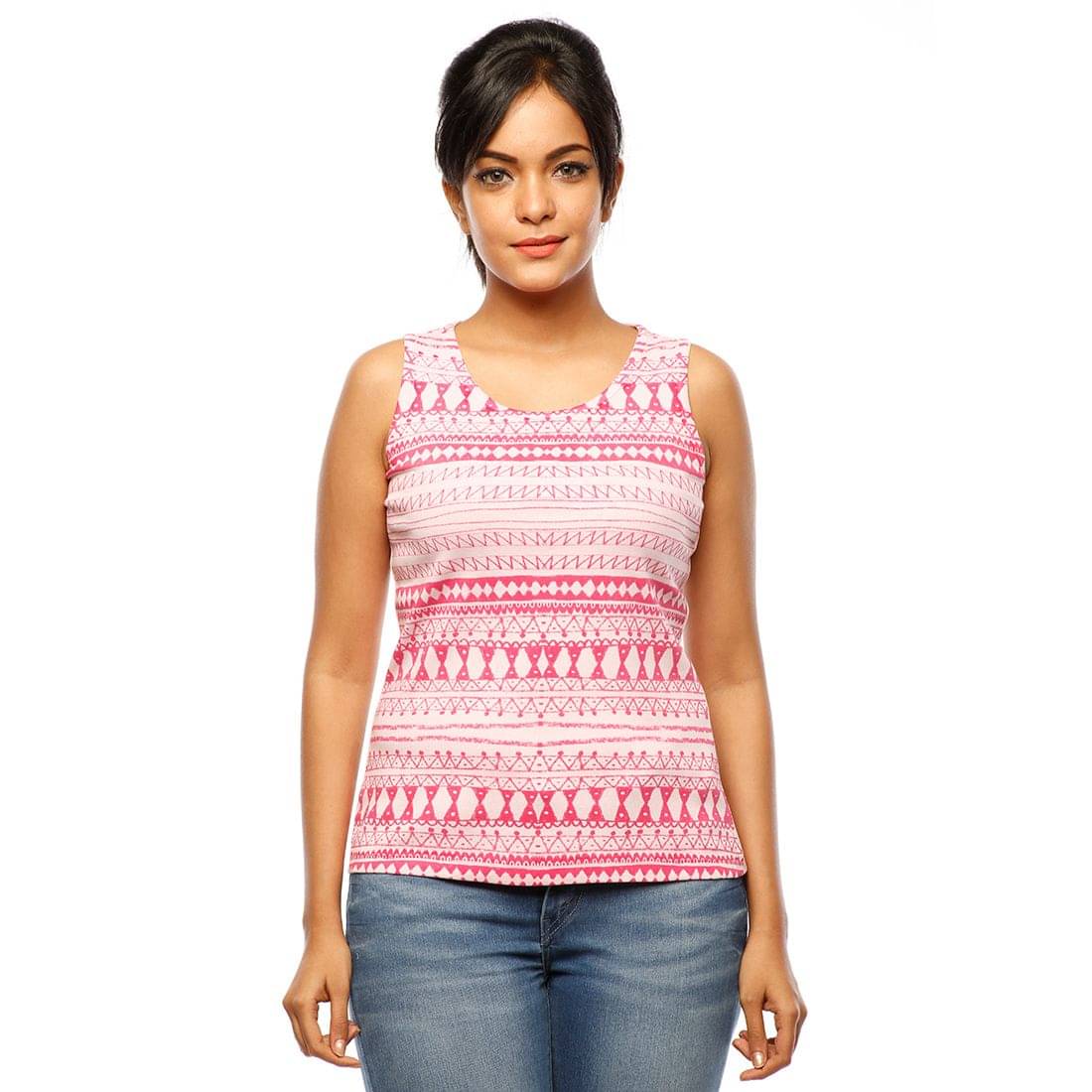     			Huetrap Women's Cotton Tank Top ( Multicolor )