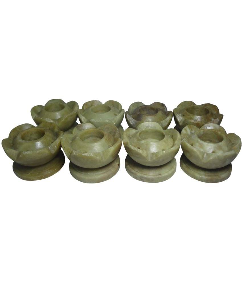     			Avinash Handicrafts Brown Candle Stand - Set of 8