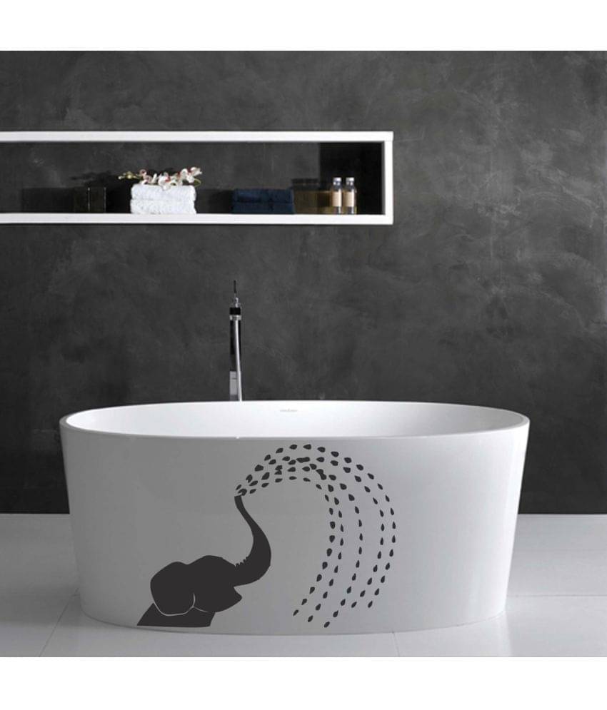     			Decor villa Shower Elephant Vinyl Wall Stickers