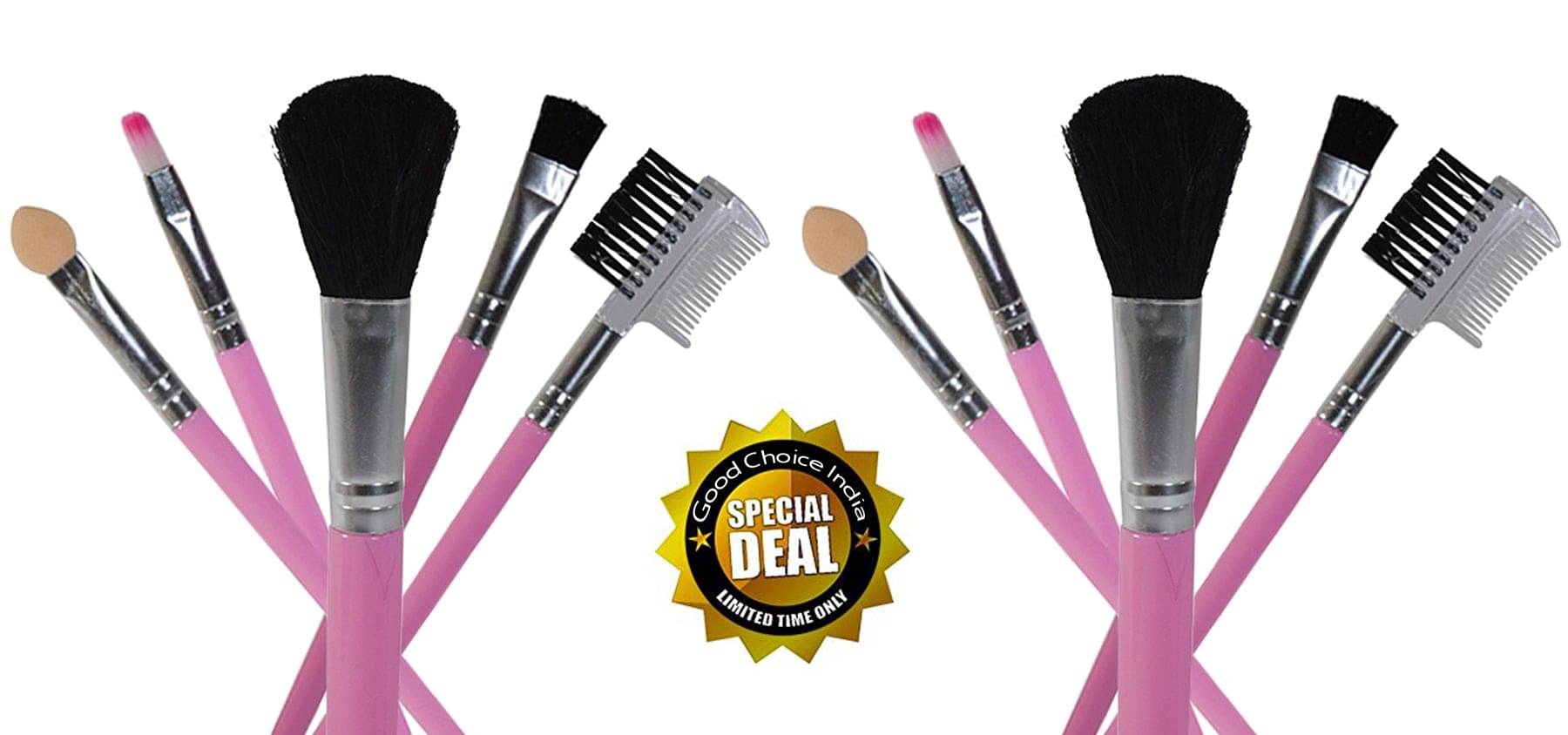 Make up Brushes set of 5pcs Buy 1 Get 1 Free Make up Brushes set of 5pcs Buy 1 Get 1 Free