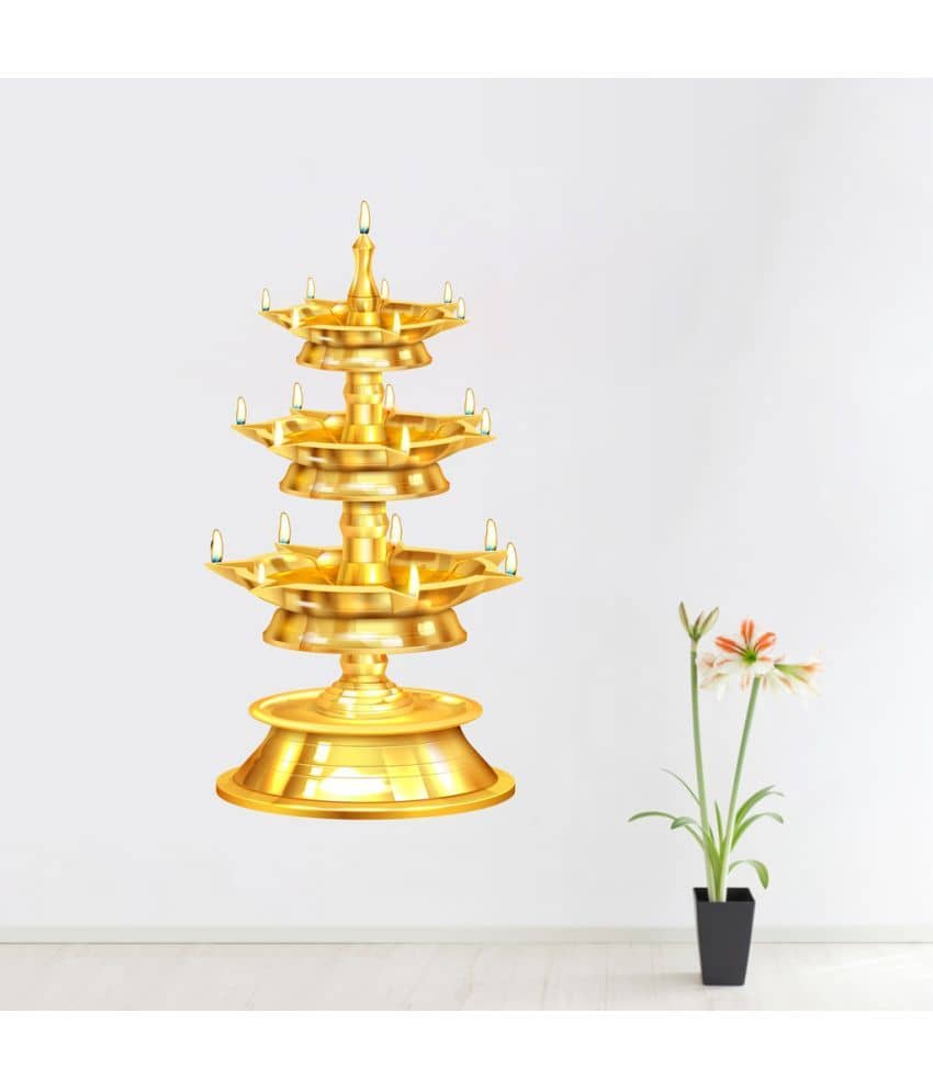 Decor Villa Diya Vinyl Wall Stickers