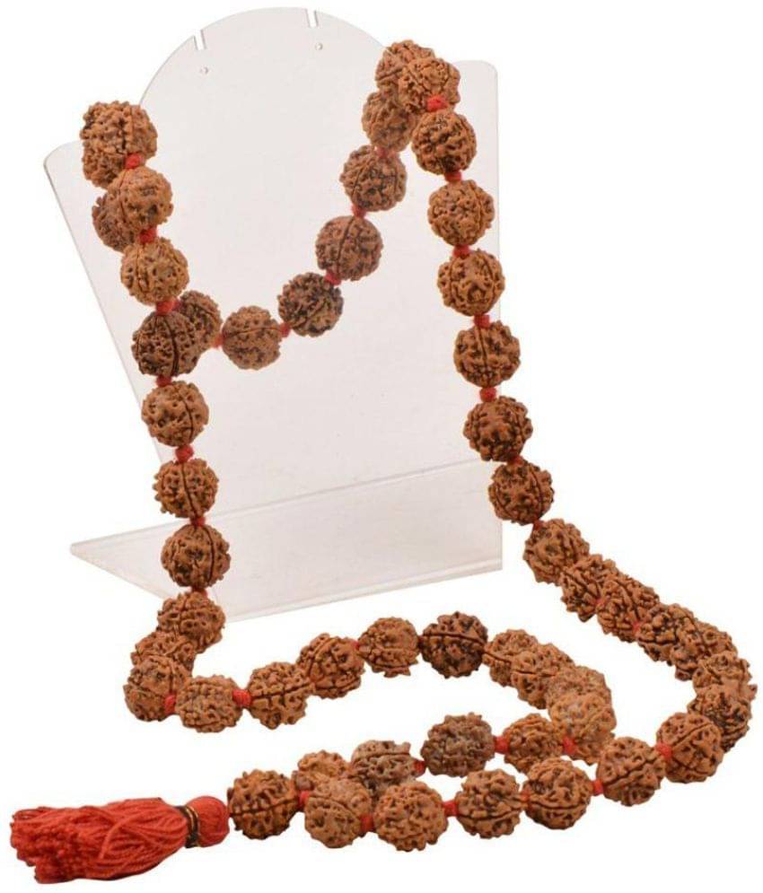     			Royal Navy 5 Mukhi Rudraksha Mala (5mm)