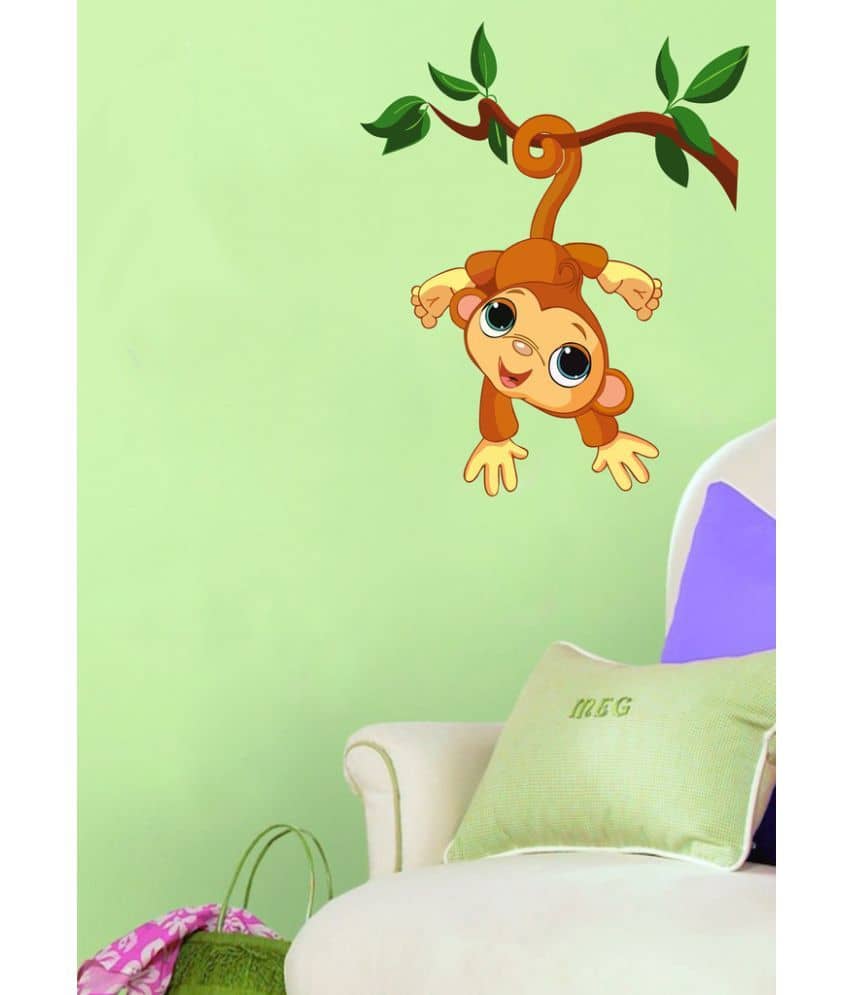 Decor Villa Monkey Vinyl Wall Stickers