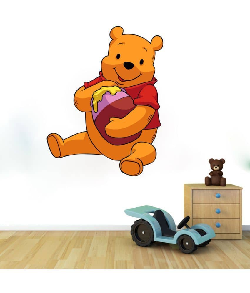 Decor Villa Yello Pooh Vinyl Wall Stickers
