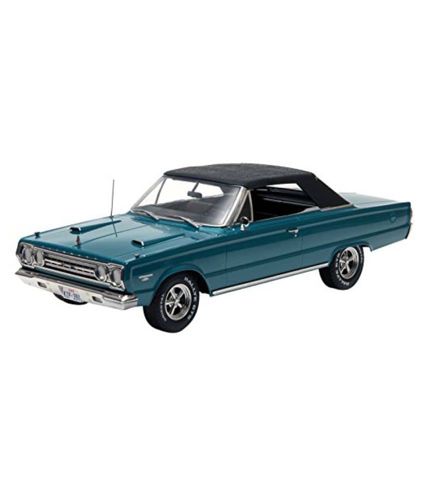 1:18 GREENLIGHT 1967 Plymouth Belvedere GTX Convertible Bleu Gravure Carz EUR 91,66 - FR