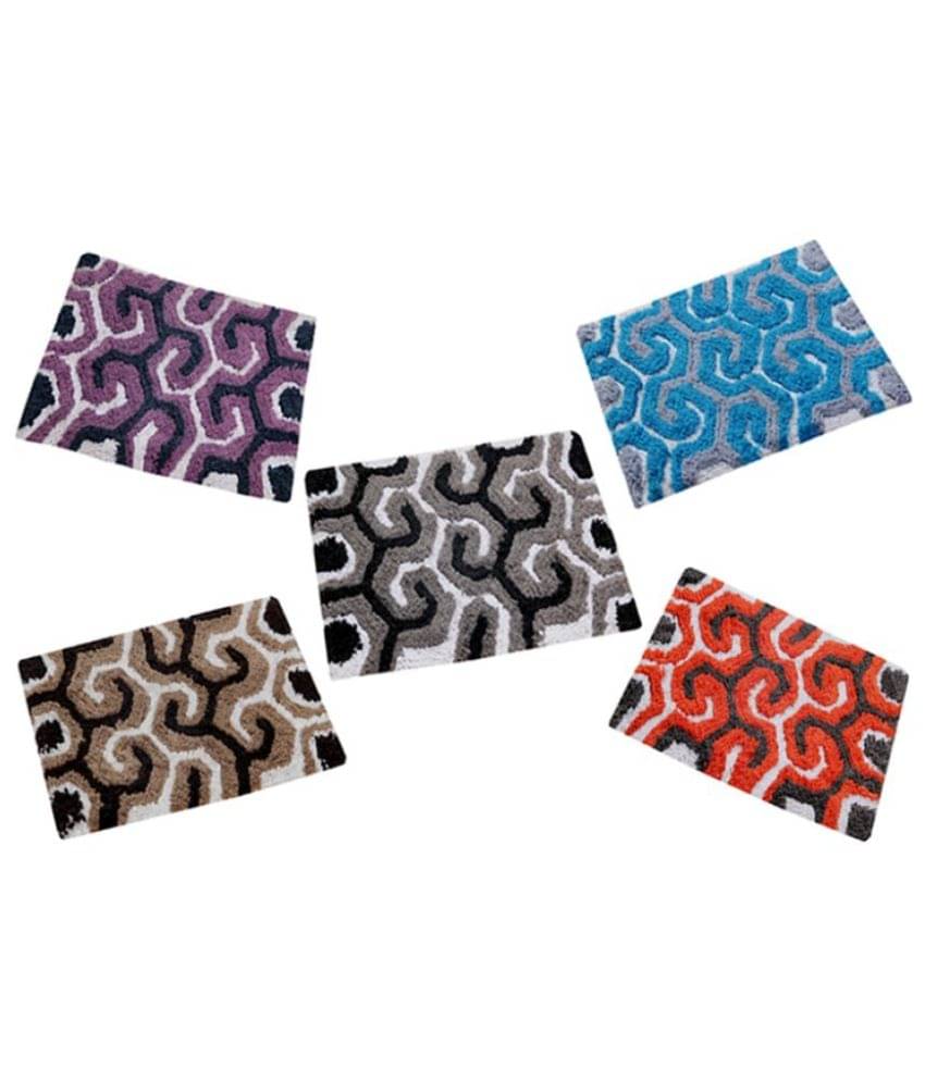     			Aazeem   Multi Set of 2 Anti-skid Door Mat